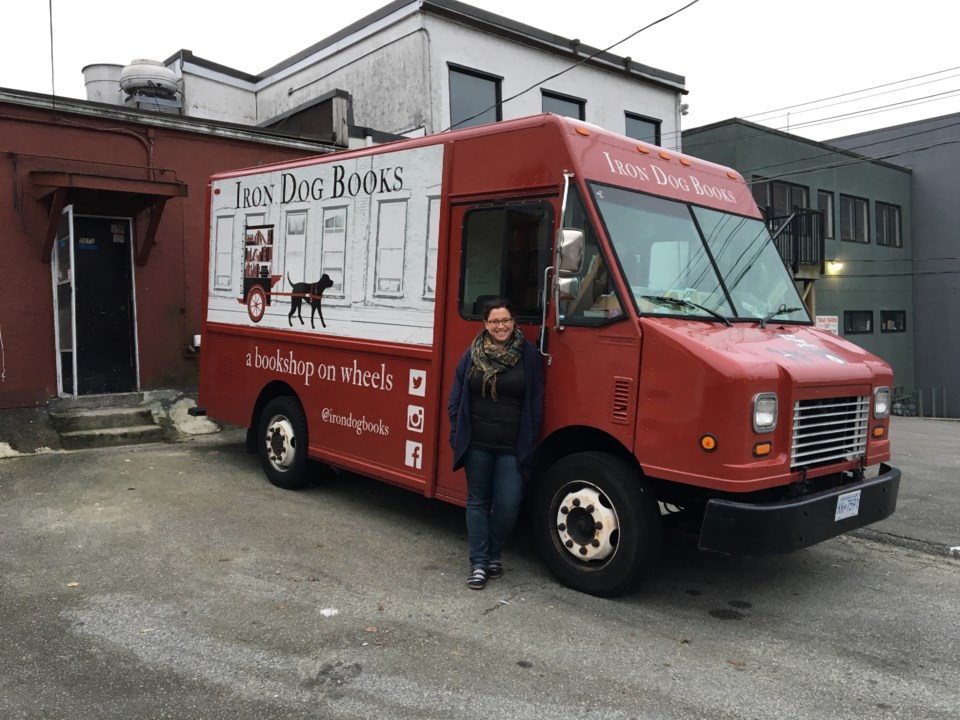 Hilary and Cliff Atleo’s bookstore on wheels has been a popular attraction at various festivals and