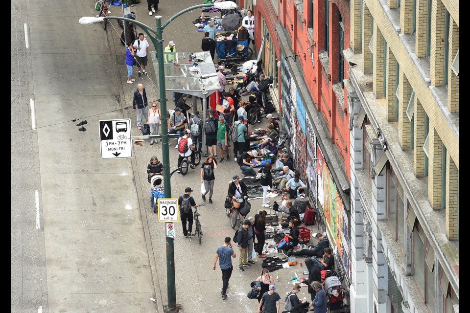 The Downtown Eastside is the Courier's Newsmaker of the Year for 2019. Photo Dan Toulgoet