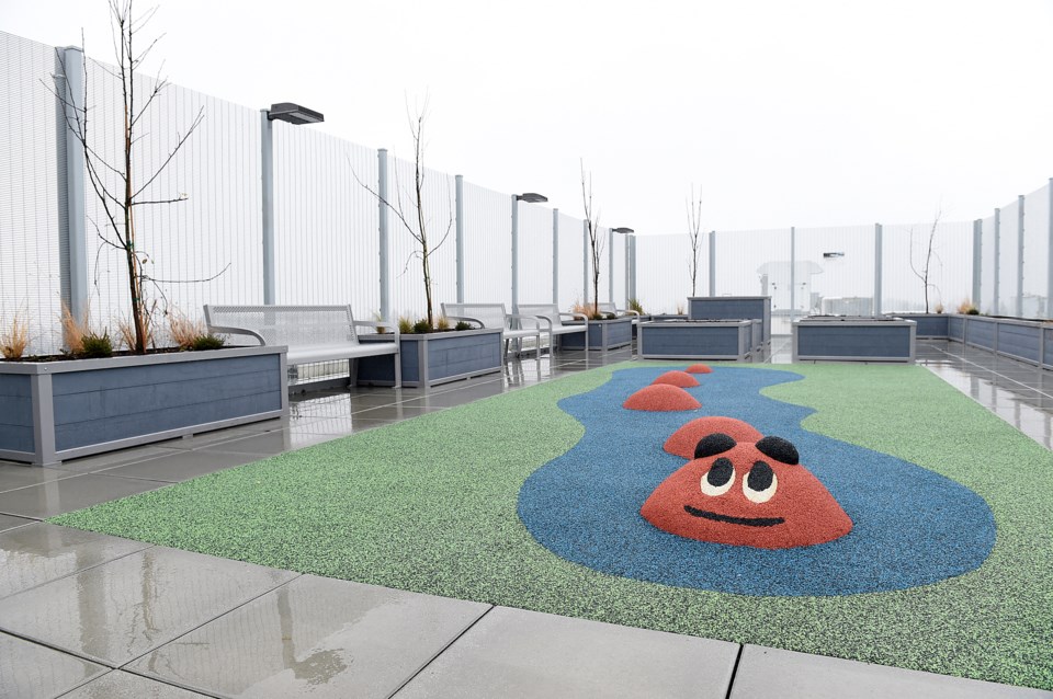 The rooftop patio at Pacific Spirit Terraces. Photo Dan Toulgoet