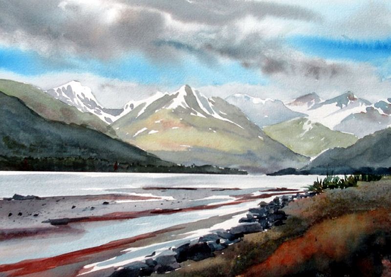 Faraway Peaks (Dezadeash, Yukon) by Enda Bardell