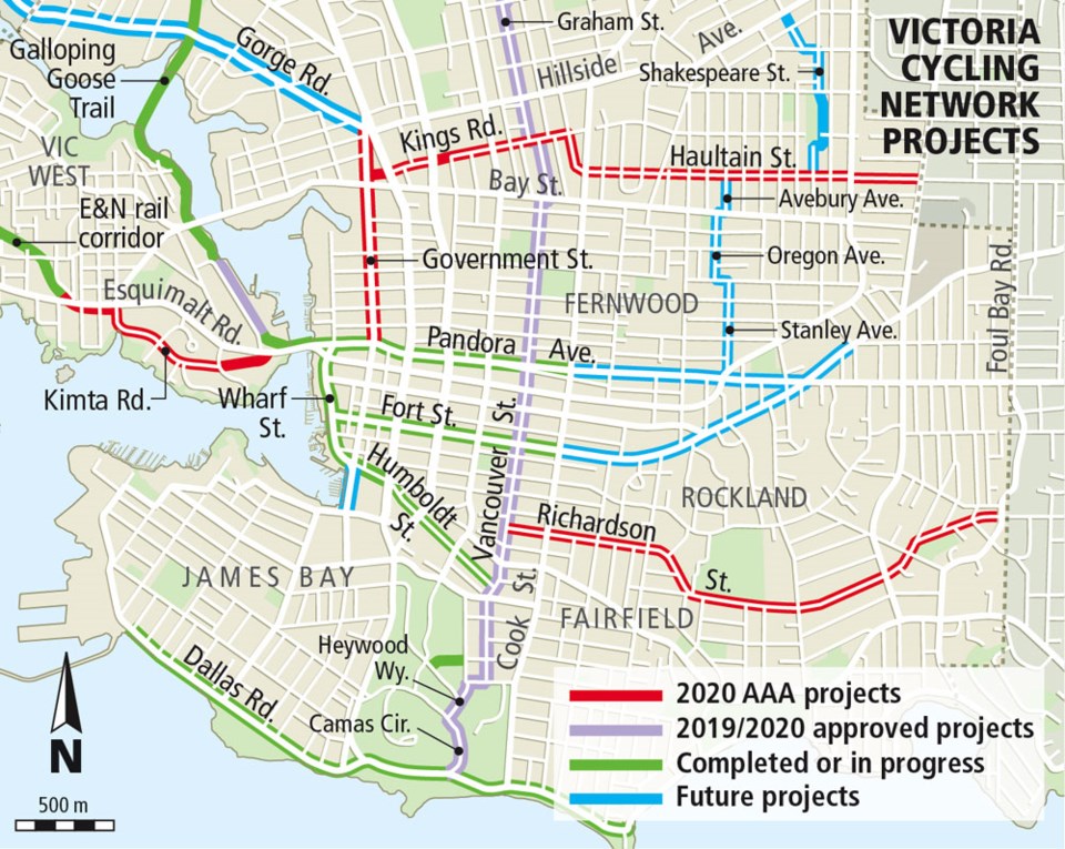 Victoria cycling network plan