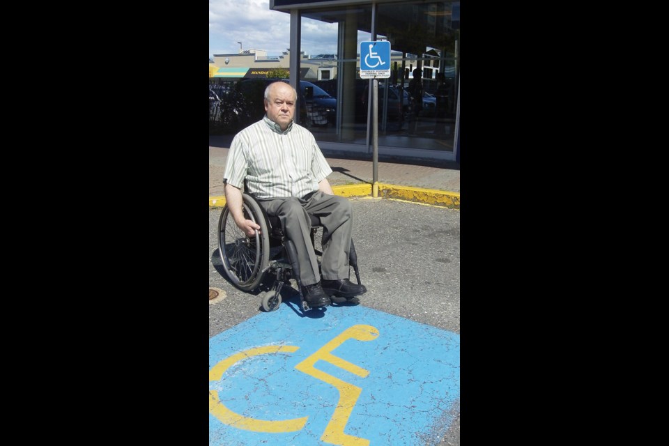 Vince Miele, chair of the Richmond Centre for Disability and long-time advocate for the disabled in the city, is concerned about wheelchair access being eroded.