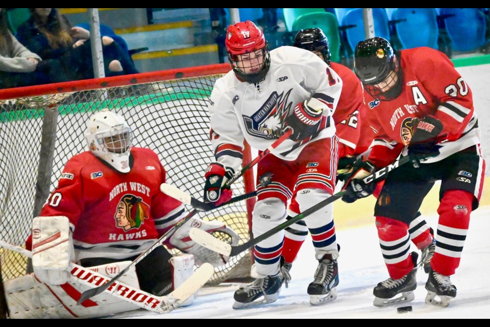 Greater Vancouver Canadians improved to 14-2-0-0 in the new B.C. Major Bantam League with a 4-0 win over the Vancouver North West Giants on Sunday at the Richmond Olympic Oval.