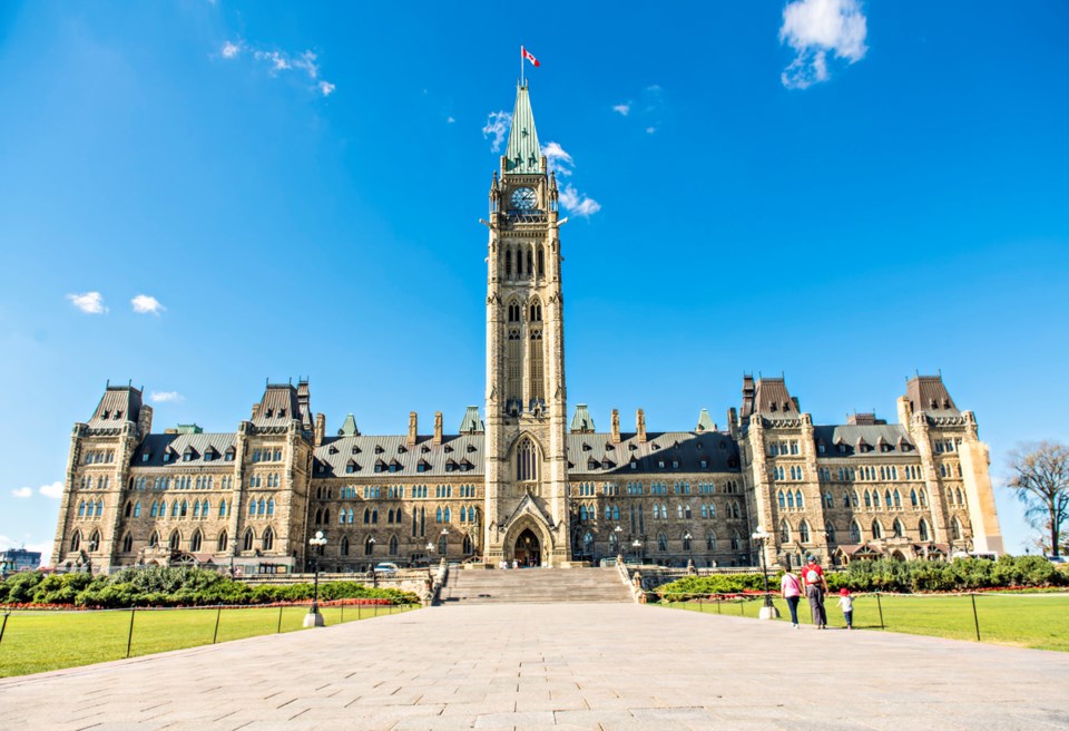 Parliament buildings, Ottawa, Canada, federal government