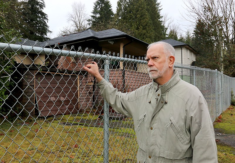 MARIO BARTEL/THE TRI-CITY NEWS Robert Simons, a past presdent of the Port Moody Heritage Society, says not much conservation has been accomplished since the old Ioco townsite was designated as a heritage conservation area in 2002.