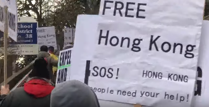 parents protesting hong kong china