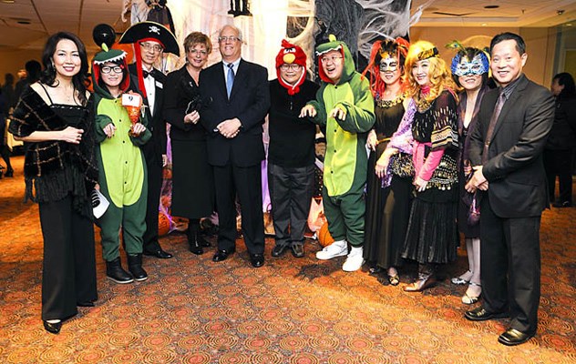 The 23rd Anniversary Halloween Party was held at the Radisson Vancouver Airport Hotel on Saturday night. The spooktacular dinner and dance was a fundraiser for their scholarship fund. Four students were presented with scholarships during the event: Wendy Ma from Richmond High, Karnpreet Sanghera from RC Palmer, and Michelle Ko from Steveston-London were presented with essay writing scholarships. Megan Kwan from McMath received the Youth Leadership Scholarship.
