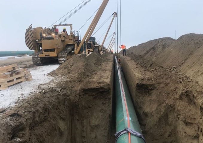 trans mountain pipe