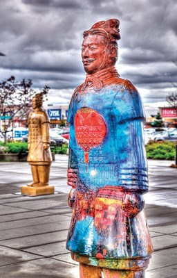 The rest, such as two in front of Lansdowne Canada Line station, were set up this week.