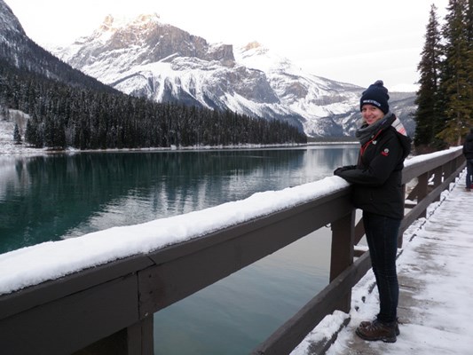 Anne-Fleur Kamst, the News' winter intern from Belgium, took on the biting cold and travelled to the Rockies last weekend.