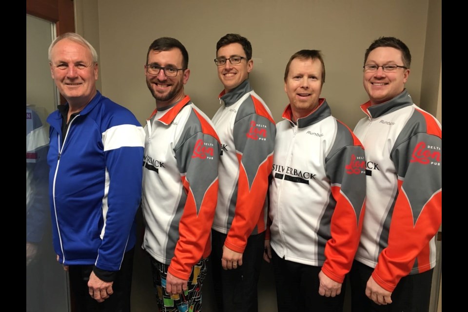 The Royal City-Salmon Arm rink of skip Rob Dennis, third Doug Kilborn, second Brad Blackwell and lead Rick Miller has advanced to the B.C. men's curling championships after a strong performance at last week's regional qualifier in Abbotsford.