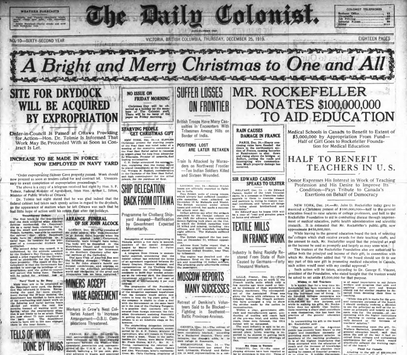 The Daily Colonist, Dec. 25, 1919