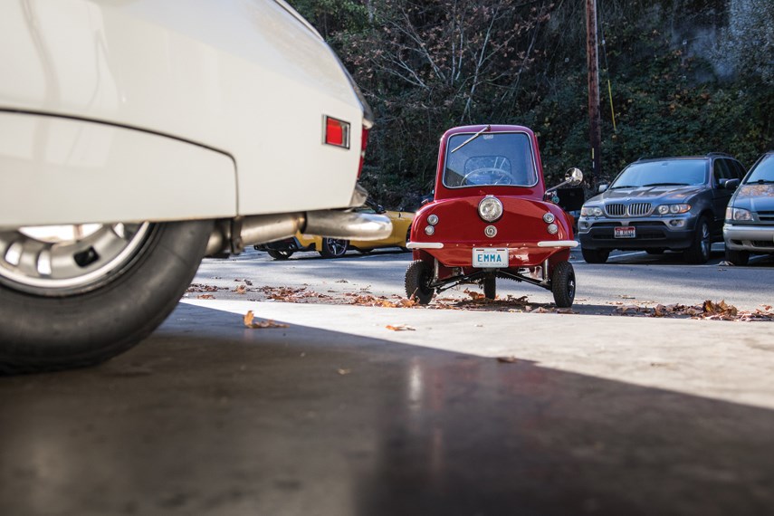 The Peel P50, built on the Isle of Man, is the smallest car that columnist Brendan McAleer has ever driven, and also the smallest car ever made. In this year-in-review article, McAleer gives a rundown of all the interesting machinery he’s piloted in 2019, with a look forward to what roads lie ahead in 2020. photo supplied Brendan McAleer