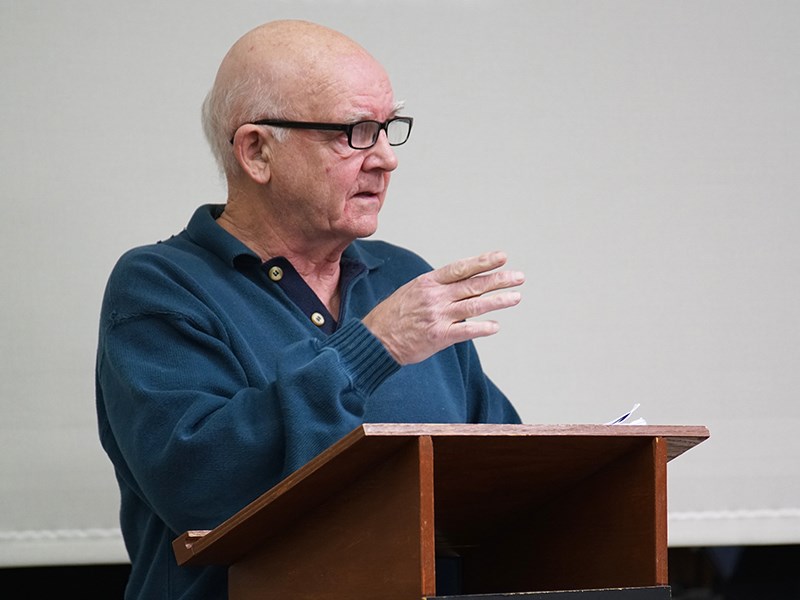 Powell River resident George Orchiston