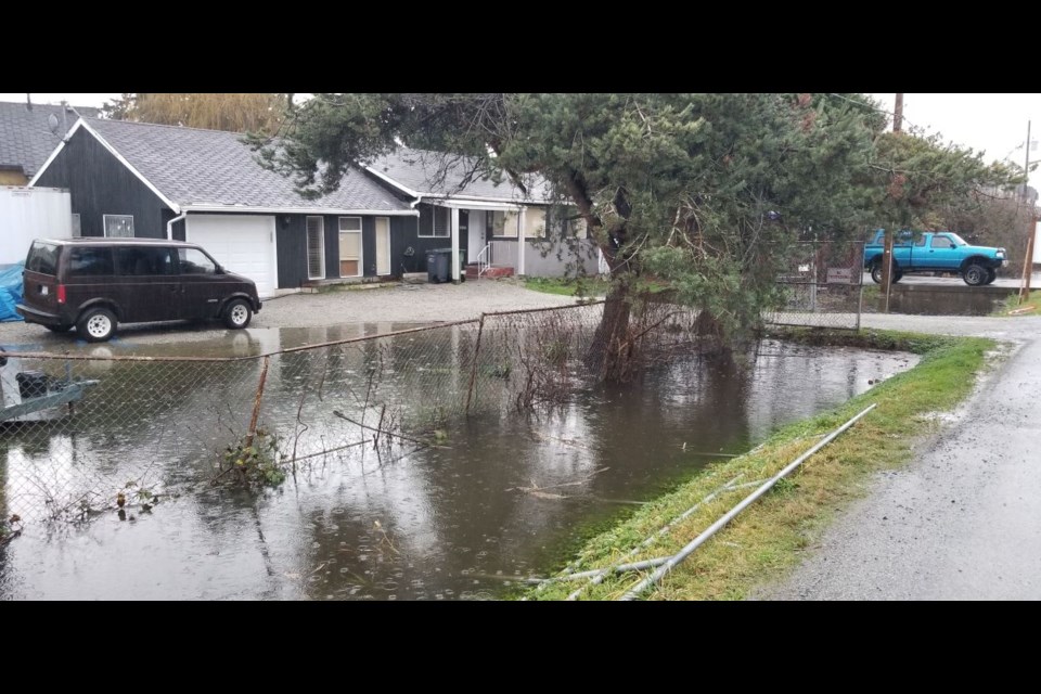 Richmond resident John Kaplan woke up to a flooded basement and front yard, again. His entire street is also heavily affected.