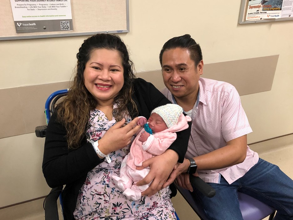 b.c. first baby new west rch