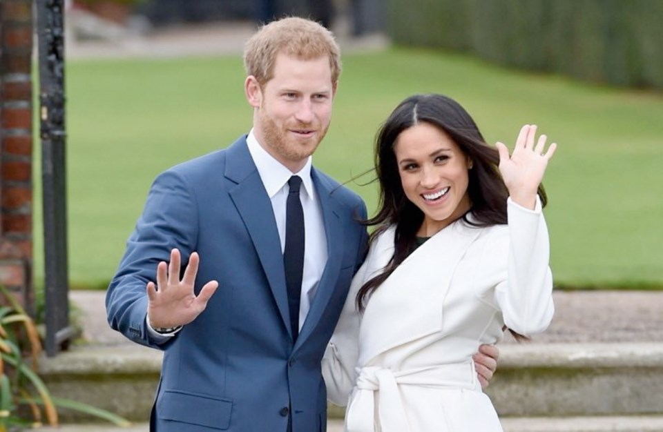 Prince Harry and Meghan Markle. Eddie Mulholland, The Associated Press