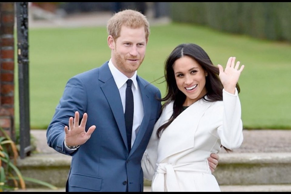 Prince Harry and Meghan Markle before their marriage in May 2018. Eddie Mulholland, The Associated Press