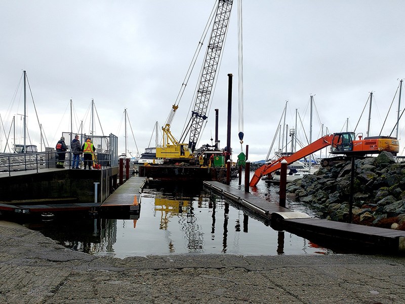 North boat harbour in Powell River