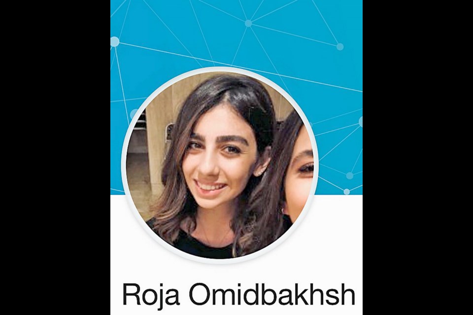 LinkedIn profile photo of University of Victoria student Roja Omidbakhsh.