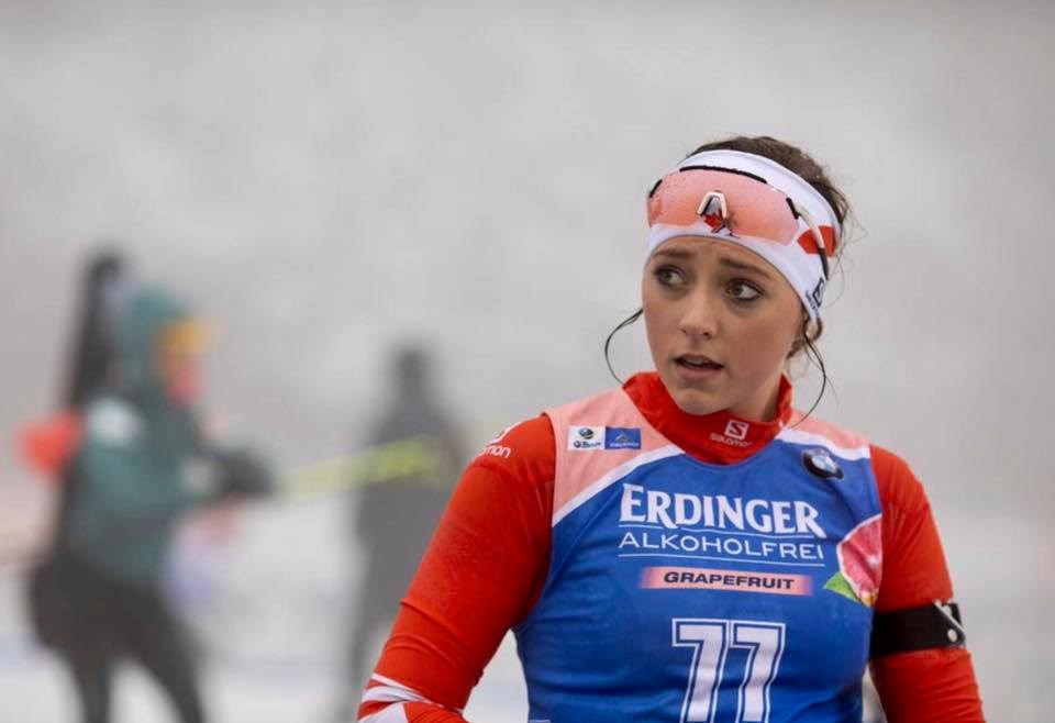 16 Biathlete Emily Dickson at Oberhof