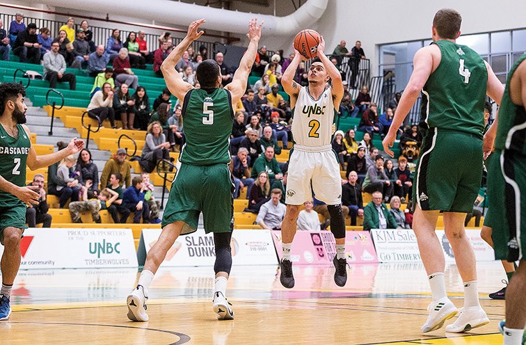 Cascades earn win over Timberwolves in mens basketball action - IN PHOTOS_0