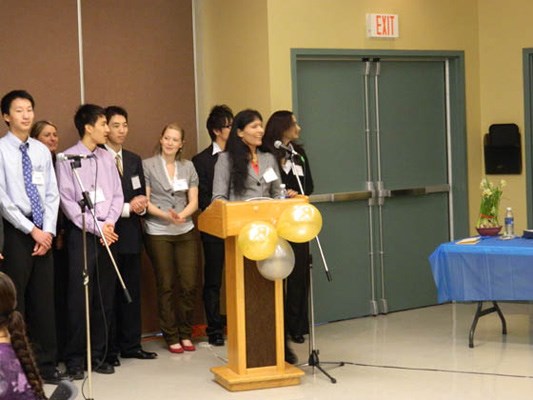 The Richmond Youth Services Agency presented their annual Stay in School Award last Friday afternoon at the Richmond Cultural Centre.