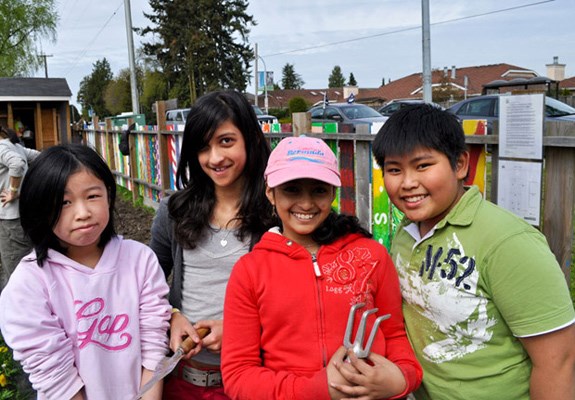 More than 340 volunteers helped clean up for Earth Day at King George Park.