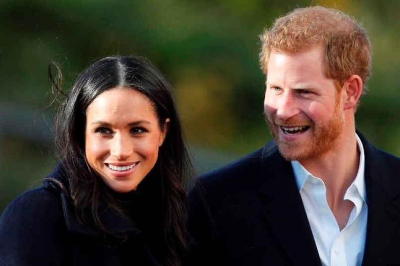 Prince Harry and Meghan Markle in 2017, before they were married. THE CANADIAN PRESS/AP, Frank Augstein