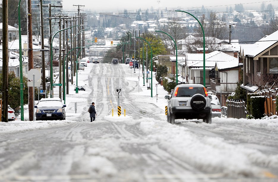 snow burnaby