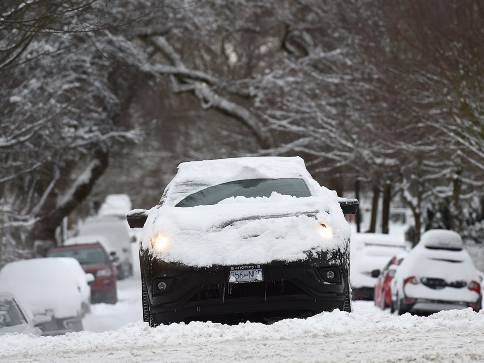 ICBC had a busy week when winter hit Lower Mainland roads this week. Photo Dan Toulgoet