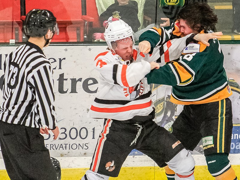 Nanaimo Clippers and Powell River Kings