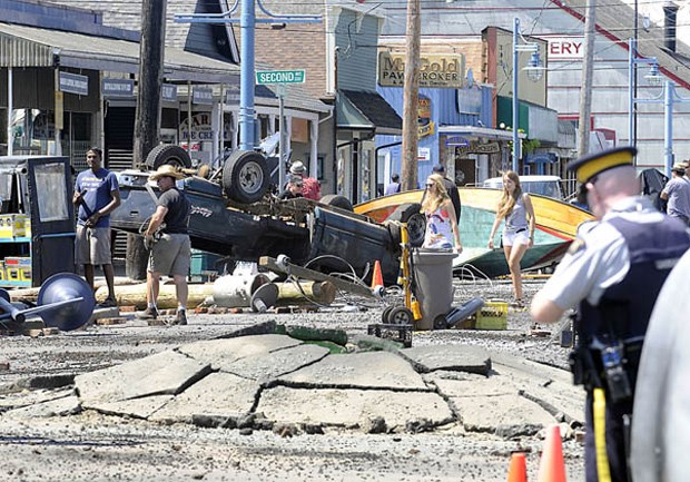 The crew of the hit ABC show arrived in Steveston on Wednesday to recreate what's expected to be the opening scene of the fall premiere.