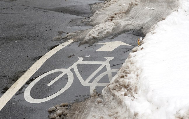 burnaby snow bike lane
