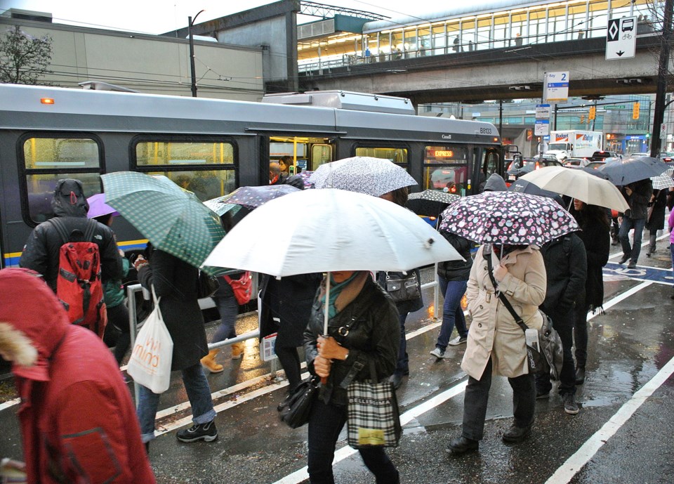 The snow may be gone, but Vancouver is heading into a decidedly wet week. Photo Dan Toulgeot