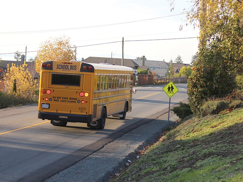 Powell River school bus
