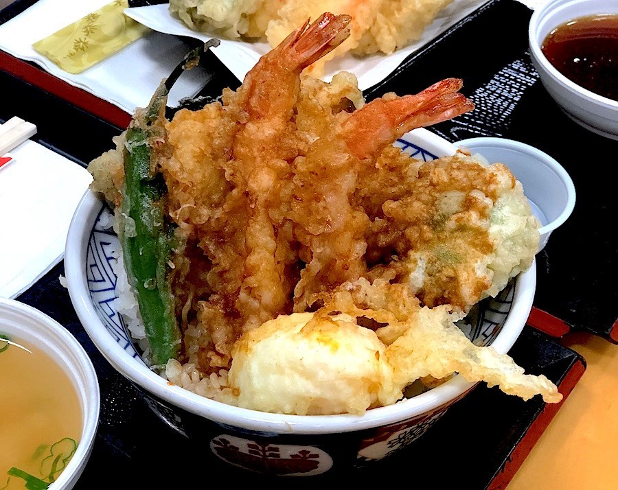 Tempura Tendon bowl at Hannosuke in Los Angeles. The Japanese tempura chain is opening in Vancouver