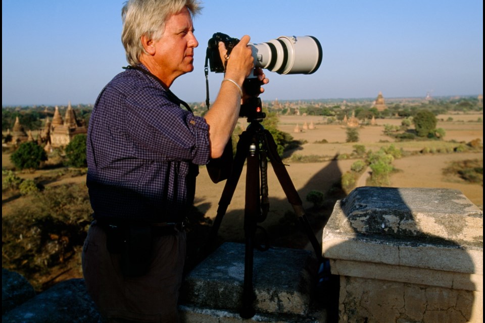 Steve Winter on assignment in Myanmar for National Geographic.