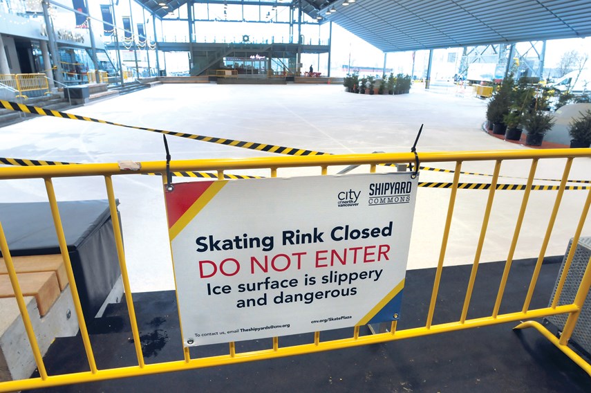 ice rink closed