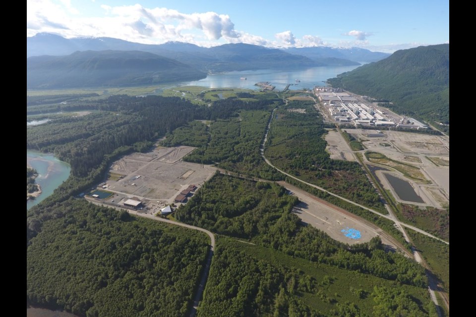 LNG Canada site.