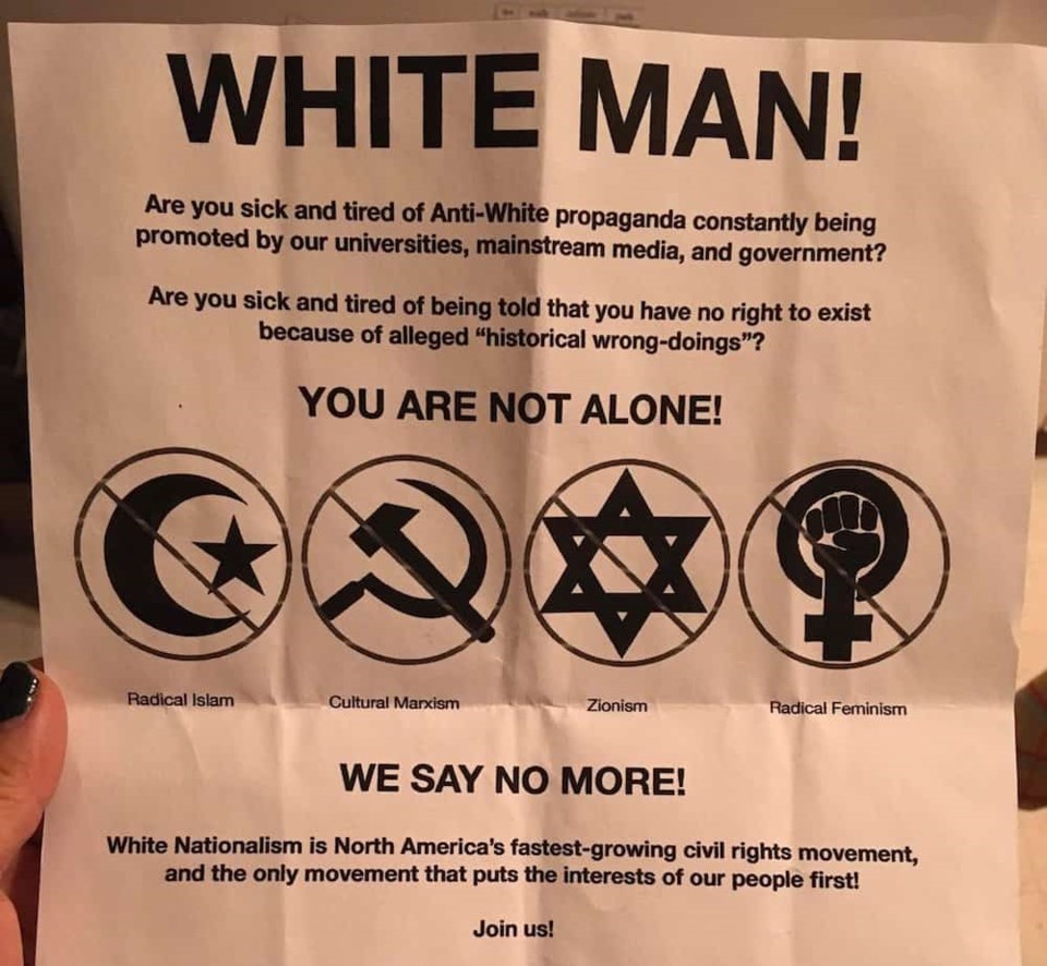 racist poster