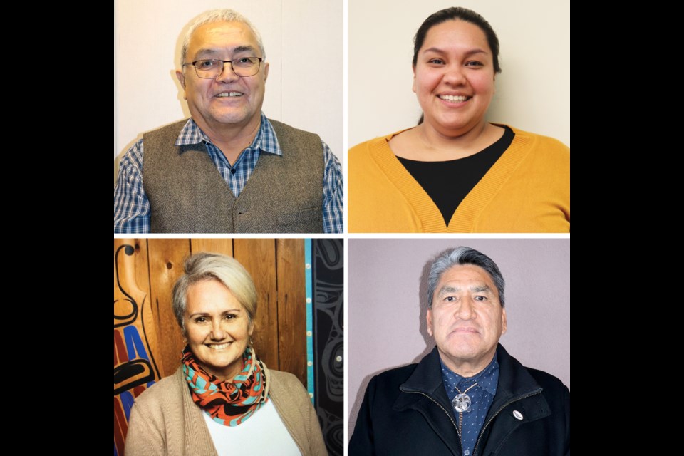 Clockwise from top left: Warren Paull, Nievelina Carmona, Randy Joe, Lenora Joe.