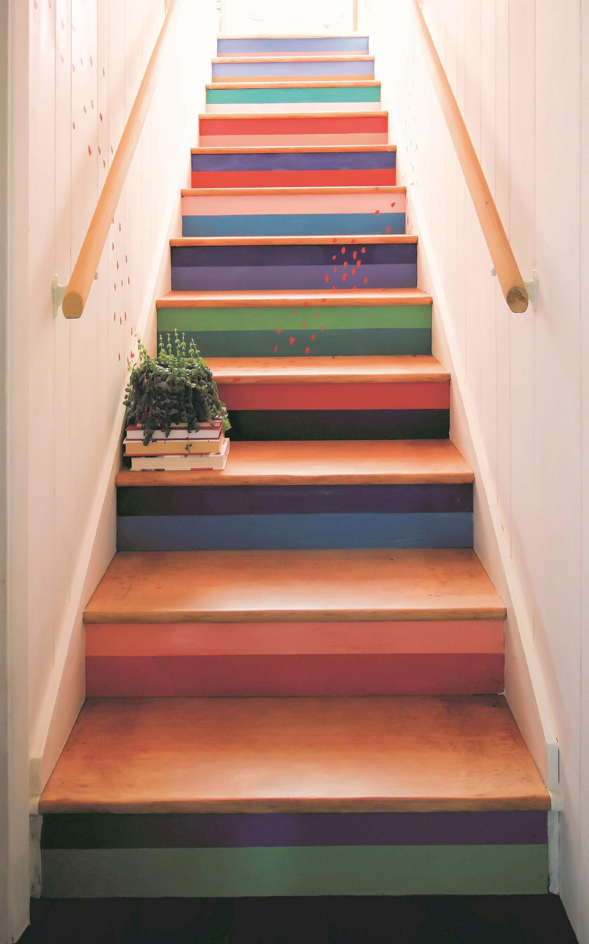 7 Rainbow stairs ideas  stairs, stairways, staircase