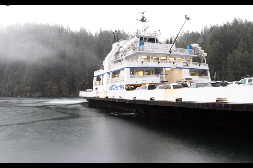 The Bowen Queen is currently serving the Bowen Island ferry route as the significantly larger Queen of Capilano gets a refit.