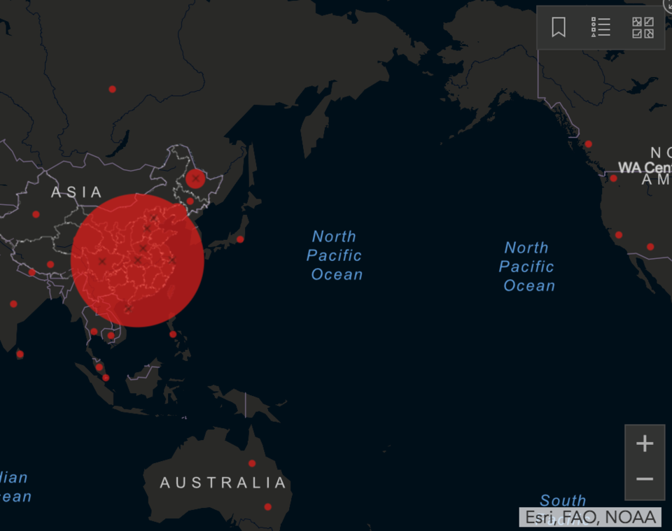 outbreak map