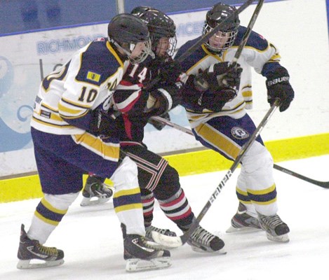 Richmond A1 Blues ended a 14-year drought for the host association by capturing the "AAA" Division at the 31st annual Richmond International Midget Tournament. It took the Blues seven straight victories to earn the gold medal.