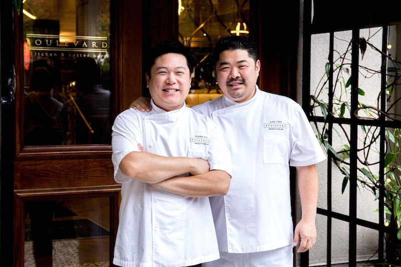 Roger Ma, left, and Alex Chen, of Boulevard Kitchen & Oyster Bar