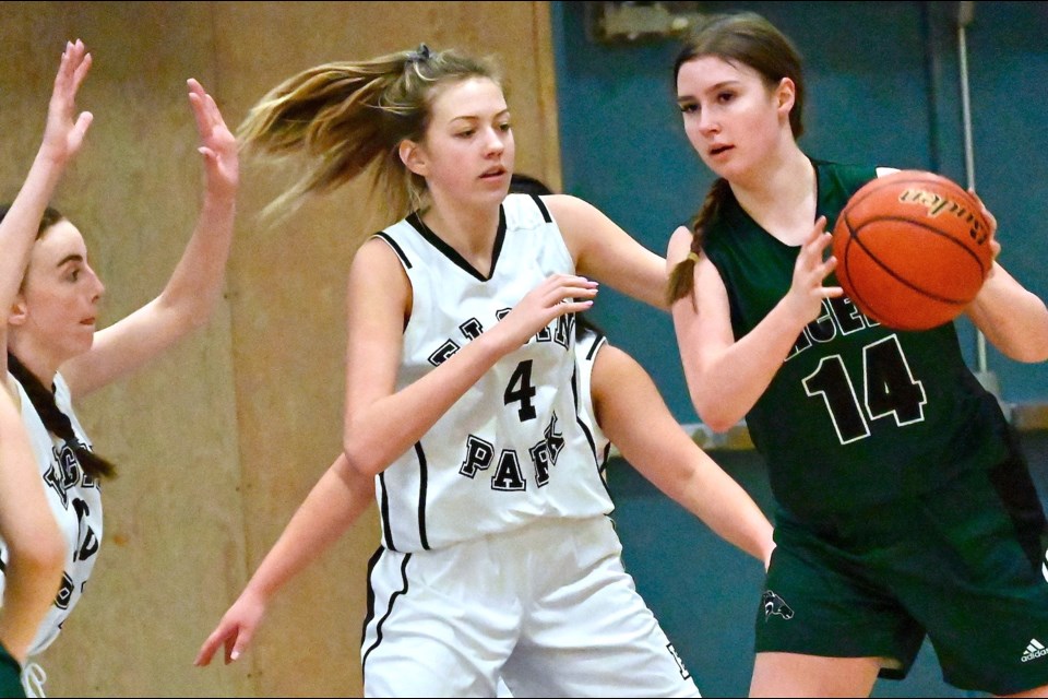 Grade 12 forward Abbey Wigglesworth led the Delta Pacers to a 41-29 win over the host Elgin Park Orcas in Saturday's final at the Battle of the Bay Tournament. Next up for the Pacers is this week's league playoffs in Ladner.