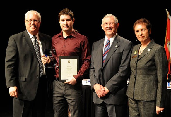 The Richmond Chamber of Commerce's 10th Annual 911 Awards were held at the River Rock Theatre on Thursday night. A celebration and recognition of Richmond's first responders, but Mayor Malcolm Brodie makes a special presentation to those civilians who responded to the plane crash on October of 2011.