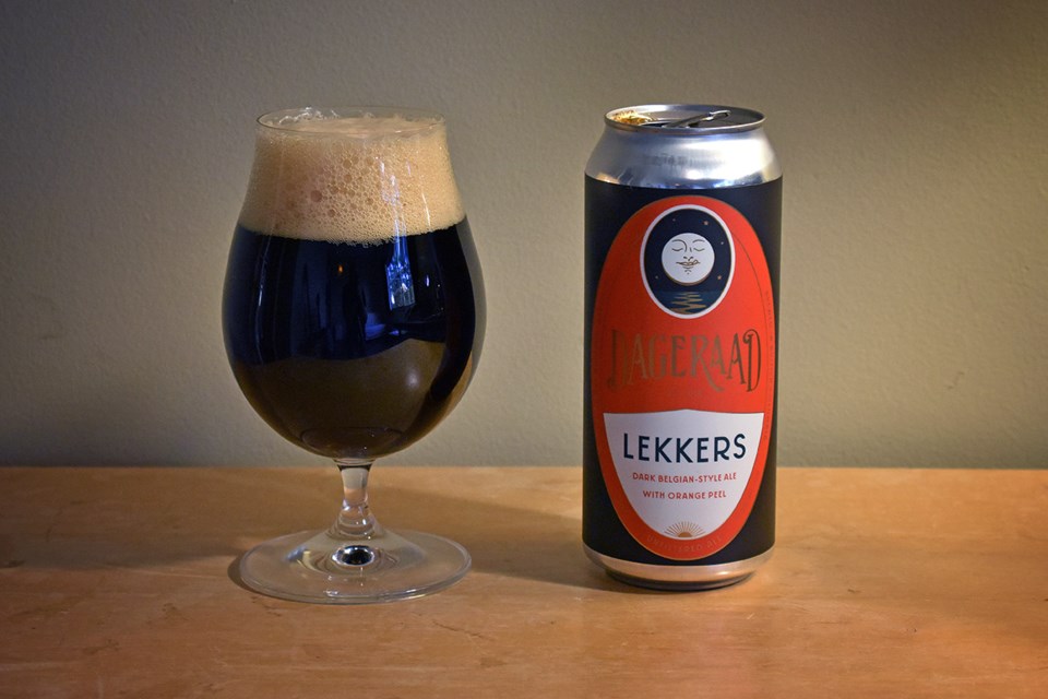 Dageraad Brewing’s Lekkers is described as a “dark Belgian-style ale,” but the malt character is ful